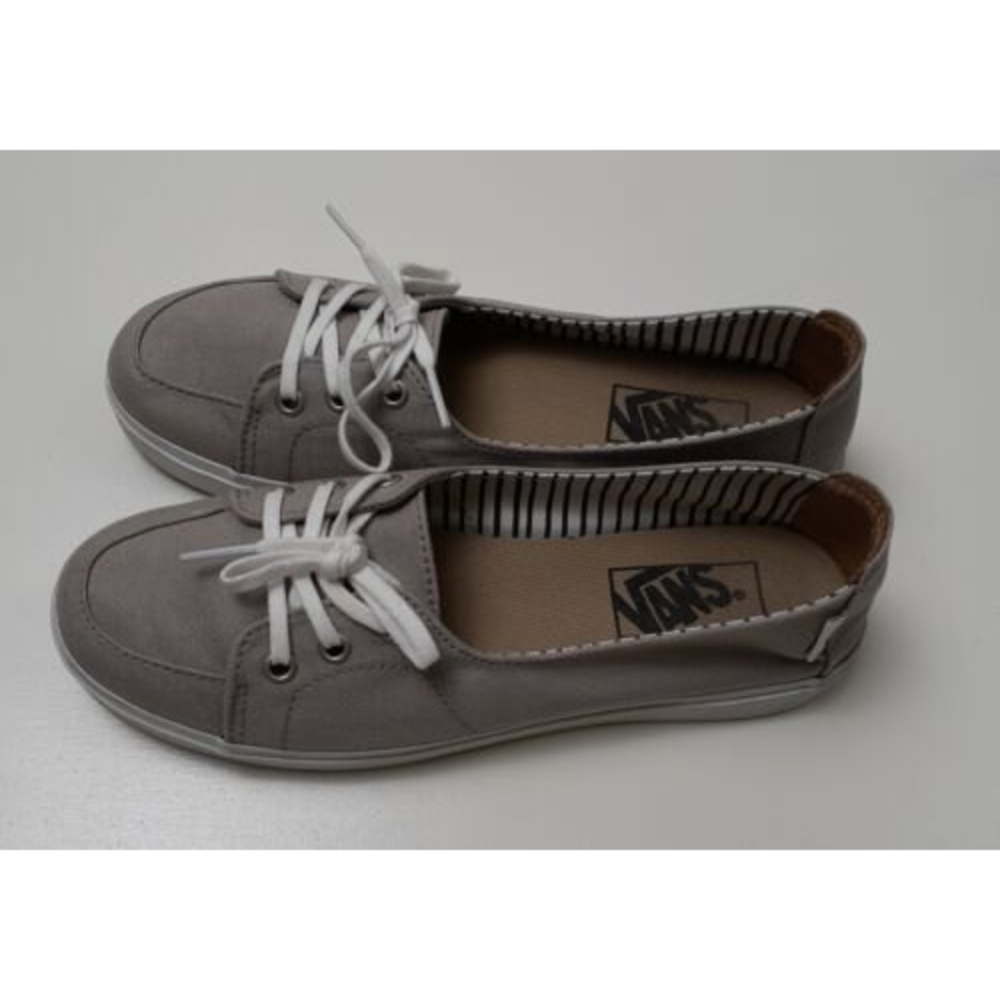 Vans Ultracush Women's Canvas Flats Lace Up Sneakers Skate Shoes-Sz 6-Beige/Tan
